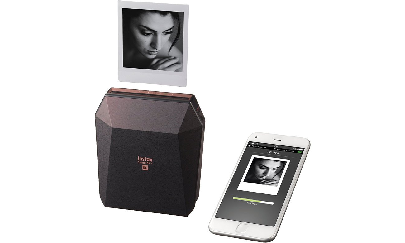 Fujifilm INSTAX SHARE SP-3 czarny - Drukarki do zdjęć